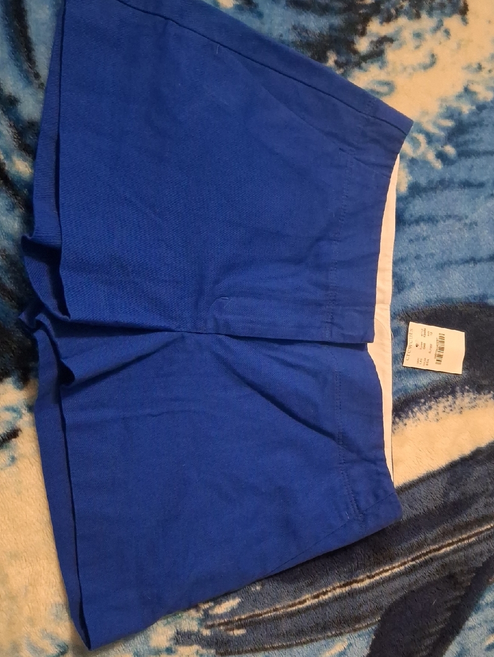NWT Crewcuts Royal Blue Girls Frankie Shorts Sz 12